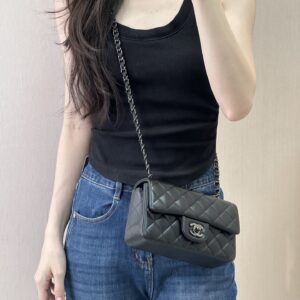 Chanel Classic Flap Leather Crossbody Bag