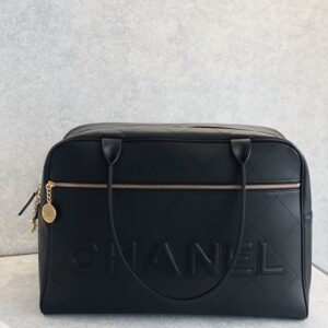CHANEL Calfskin Bowling Bag