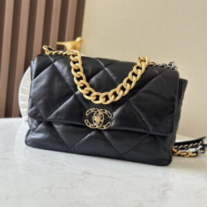 Chanel 19 Lambskin Flap Handbag