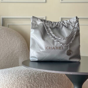 Chanel AS3260 Drawstring Calfskin Shoulder Bag