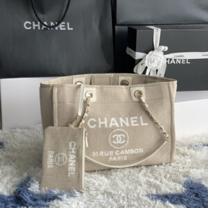 Chanel Denim Canvas Tote Bag