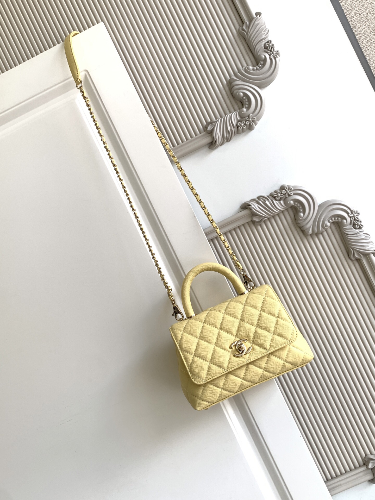 Chanel Coco Handle AS2215 Small Top Handle Bag