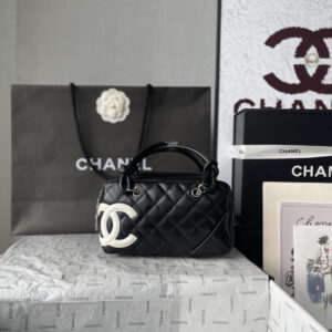 Chanel Black and White Panda Bowling Pillow Bag