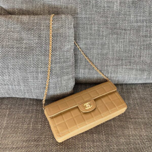 Chanel Vintage Lambskin Ice Cube Crossbody Bag