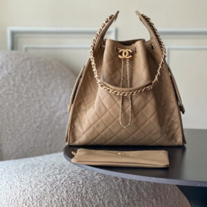 CHANEL 25 Quilted Leather Hobo Shoulder Bag