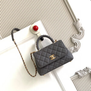Chanel Coco Handle Small Leather Top-Handle Bag
