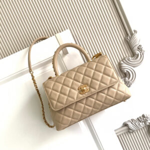 Chanel Coco Handle Leather Top-Handle Handbag