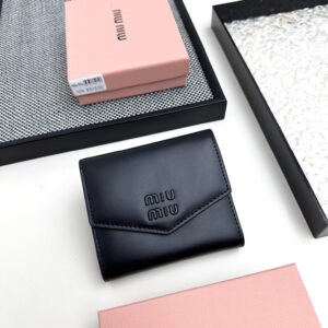 Miu Miu Trifold Leather Wallet
