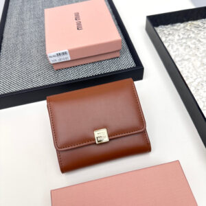 Miu Miu Leather Coin Purse and Card Holder