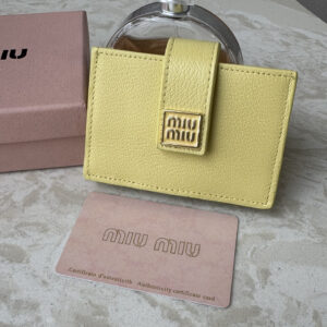 Miu Miu Slim Calfskin Wallet