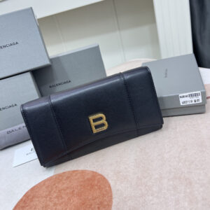 Balenciaga Large Black Long Wallet