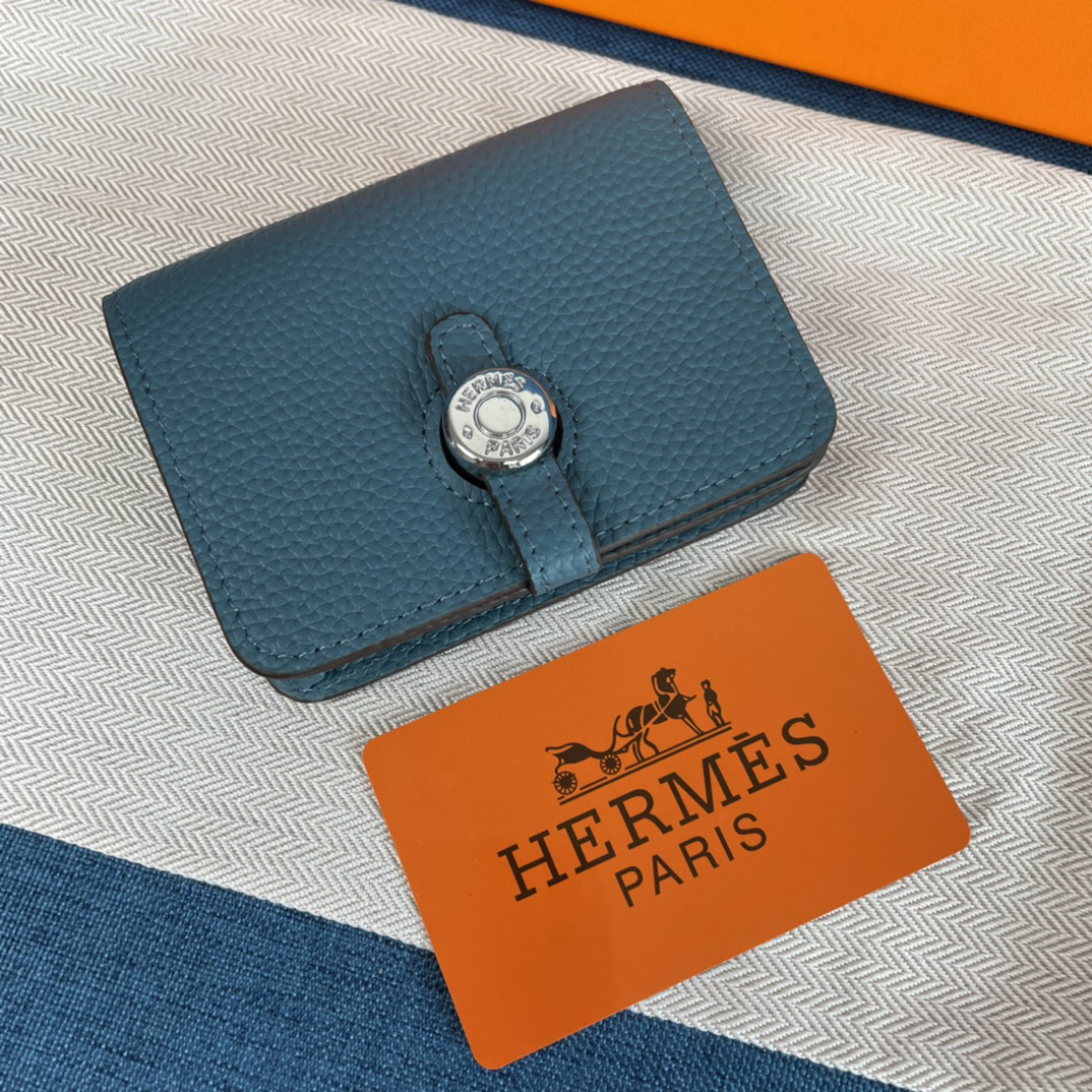 Hermes Togo Leather Card Holder