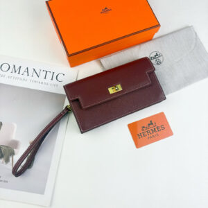 Hermès Kelly Long Wallet in Calfskin