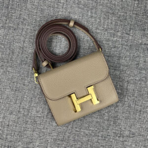 Hermes Constance Mini Leather Chain Bag