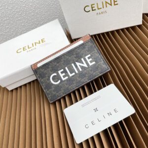 Celine Printed Logo Card Holder