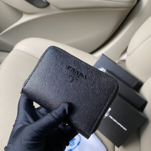 Prada Leather Card Holder, Model 2MC553
