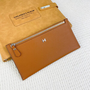 Hermès Silk’in Wallet in Barenia Calfskin