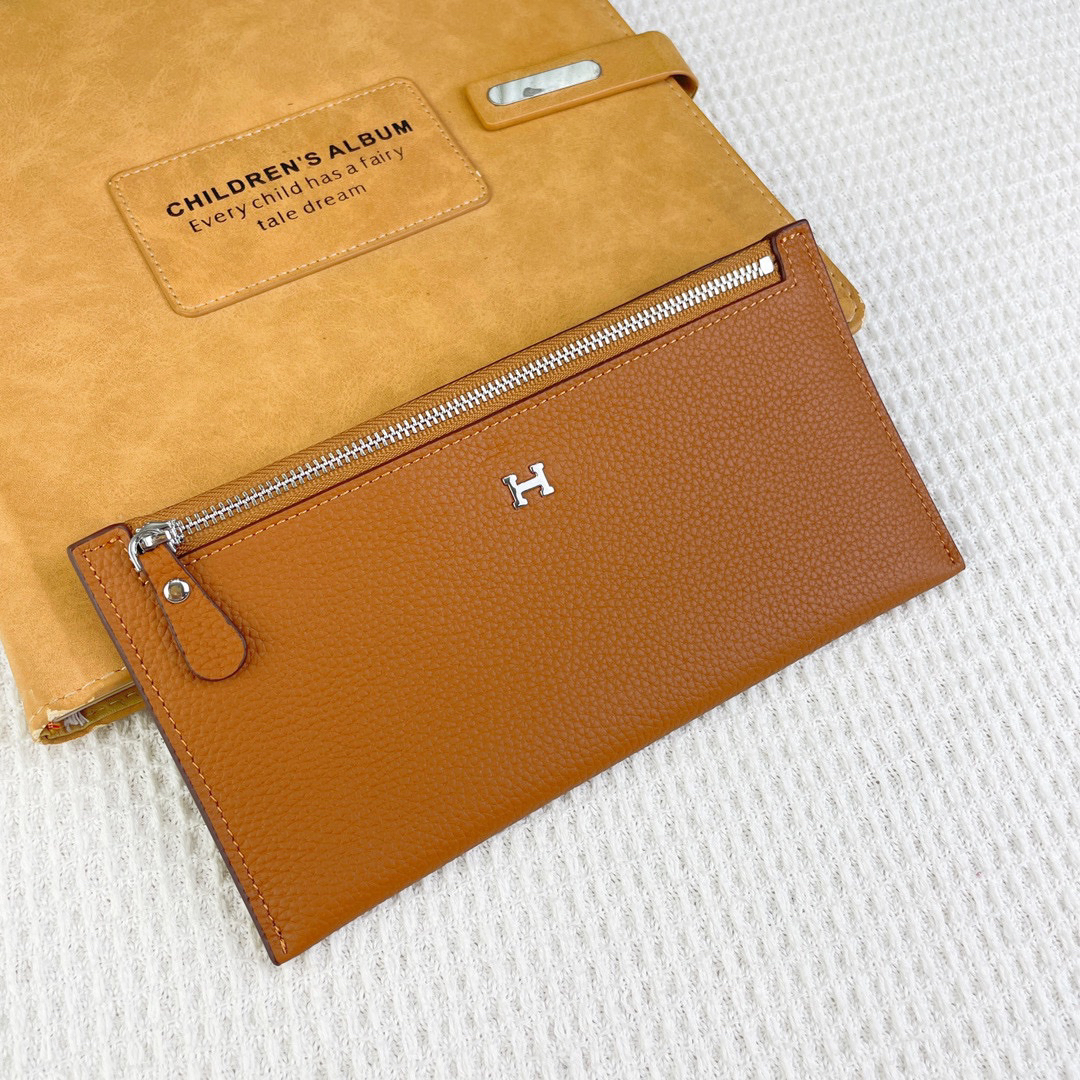 Hermès Silk'in Wallet in Barenia Calfskin