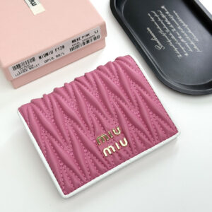 Miu Miu Matelasse Lambskin Wallet