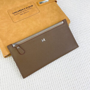 Hermes Silk’in Barenia Calfskin Wallet