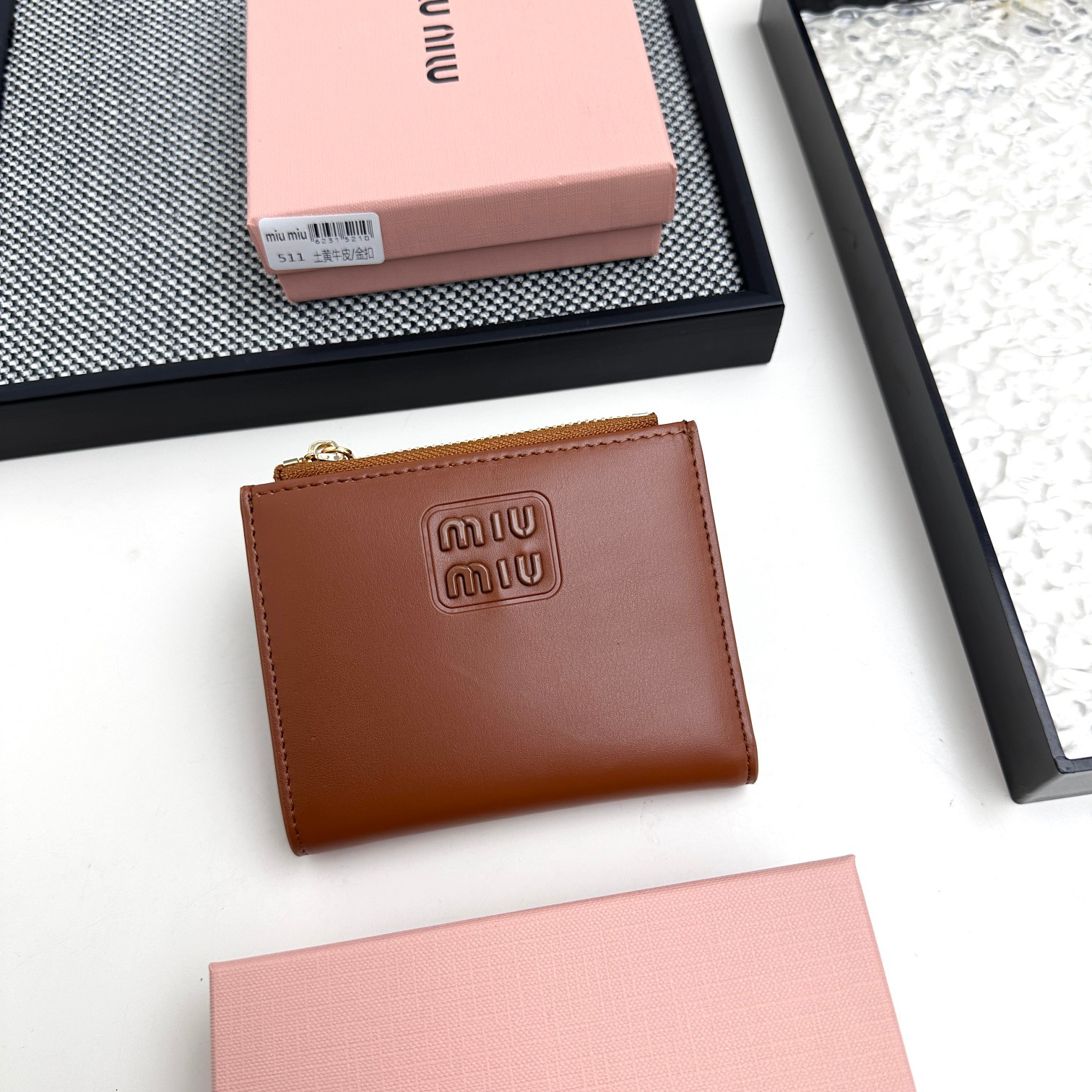 Miu Miu Leather Bifold Wallet