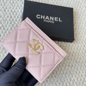 Chanel 3188 Embossed Double C Card Holder