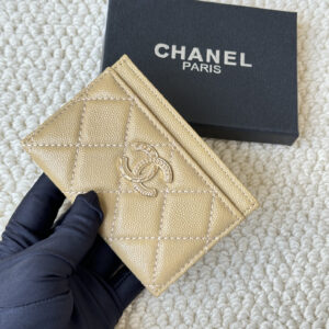 Chanel Card Holder Model 3188 with Double C Hardware