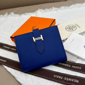 Hermes Vertical Leather Wallet