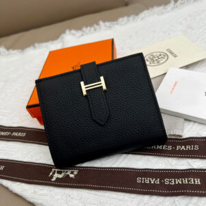 Hermes Vertical Leather Wallet