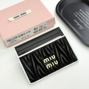 Miu Miu Lambskin Embossed Wallet