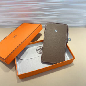 Hermes Hac a Box Tadelakt Calfskin Phone Case