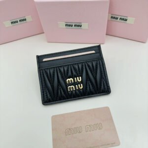 Miu Miu Matelasse Lambskin Wallet