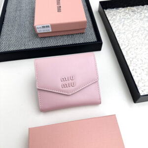 Miu Miu Tri-Fold Lambskin Wallet