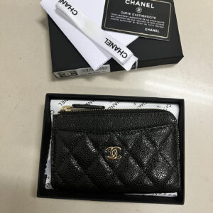 Chanel Caviar Leather Wallet A9685