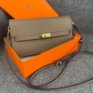 Hermes Kelly Leather Shoulder Bag