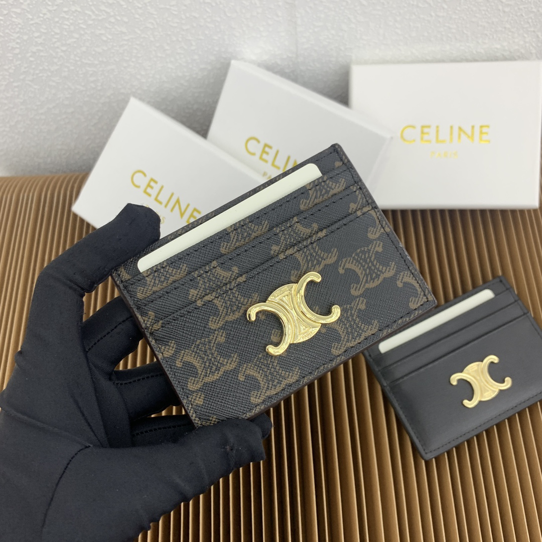 Triomphe Canvas Card Holder