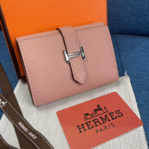 Hermes Togo Leather Tri-Fold Wallet Model 5176