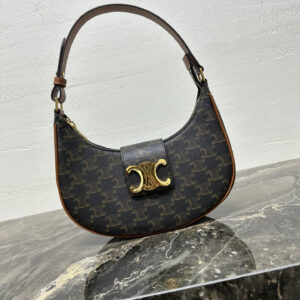 AVA Triomphe Canvas and Leather Handbag