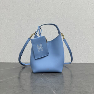 Blue Mini Hobo Bag