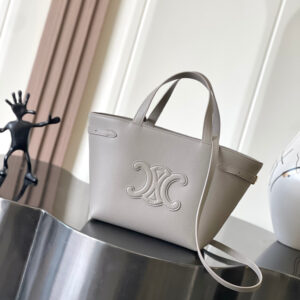 CELINE 25 Cabas Anais Mini Handbag in Grained Calfskin