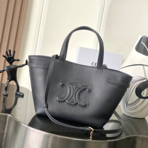 Celine Mini Cabas Anais Grained Calfskin Bag