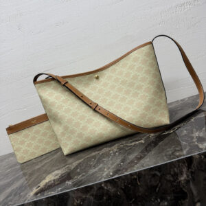 Celine Soft Logo-Print Handbag