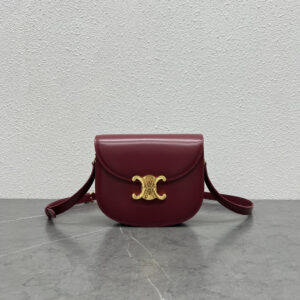 CE Saddle Half-Moon Crossbody Bag
