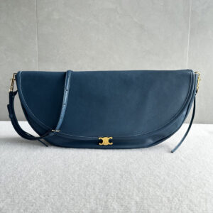 CELINE Half Moon Soft Leather Bag