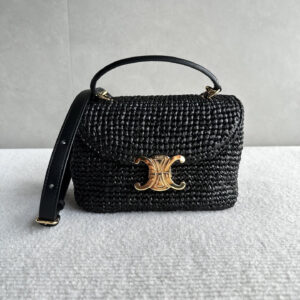 CELINE Teen Nino Woven Crossbody Bag
