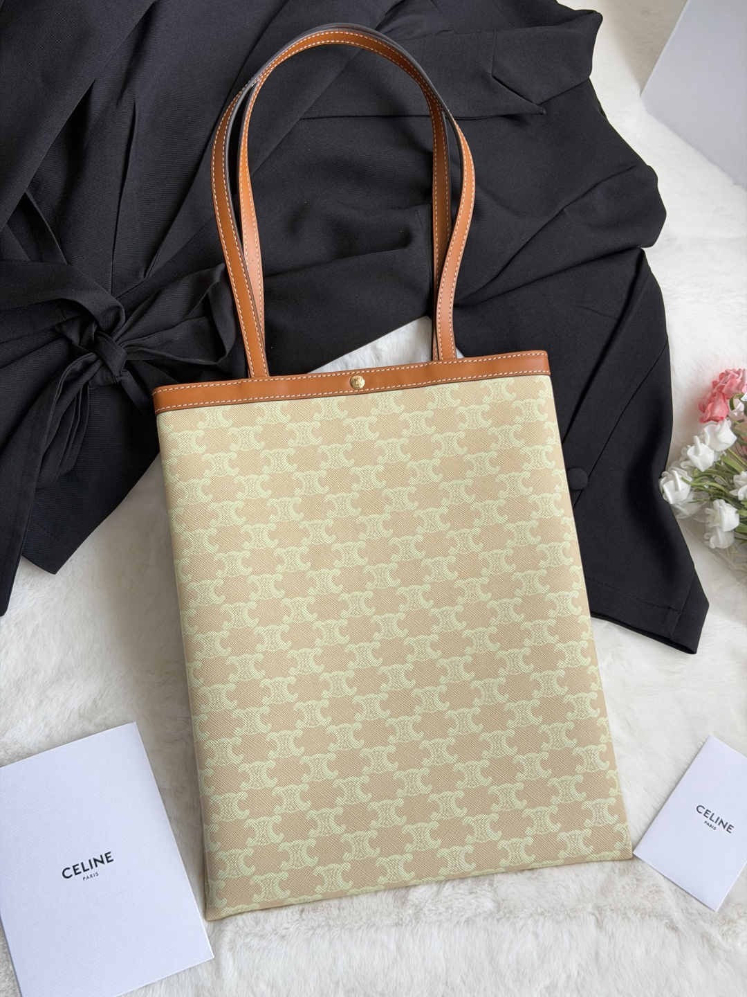 FLAT SHOER Logo-Print Lightweight Tote Bag - Image 2