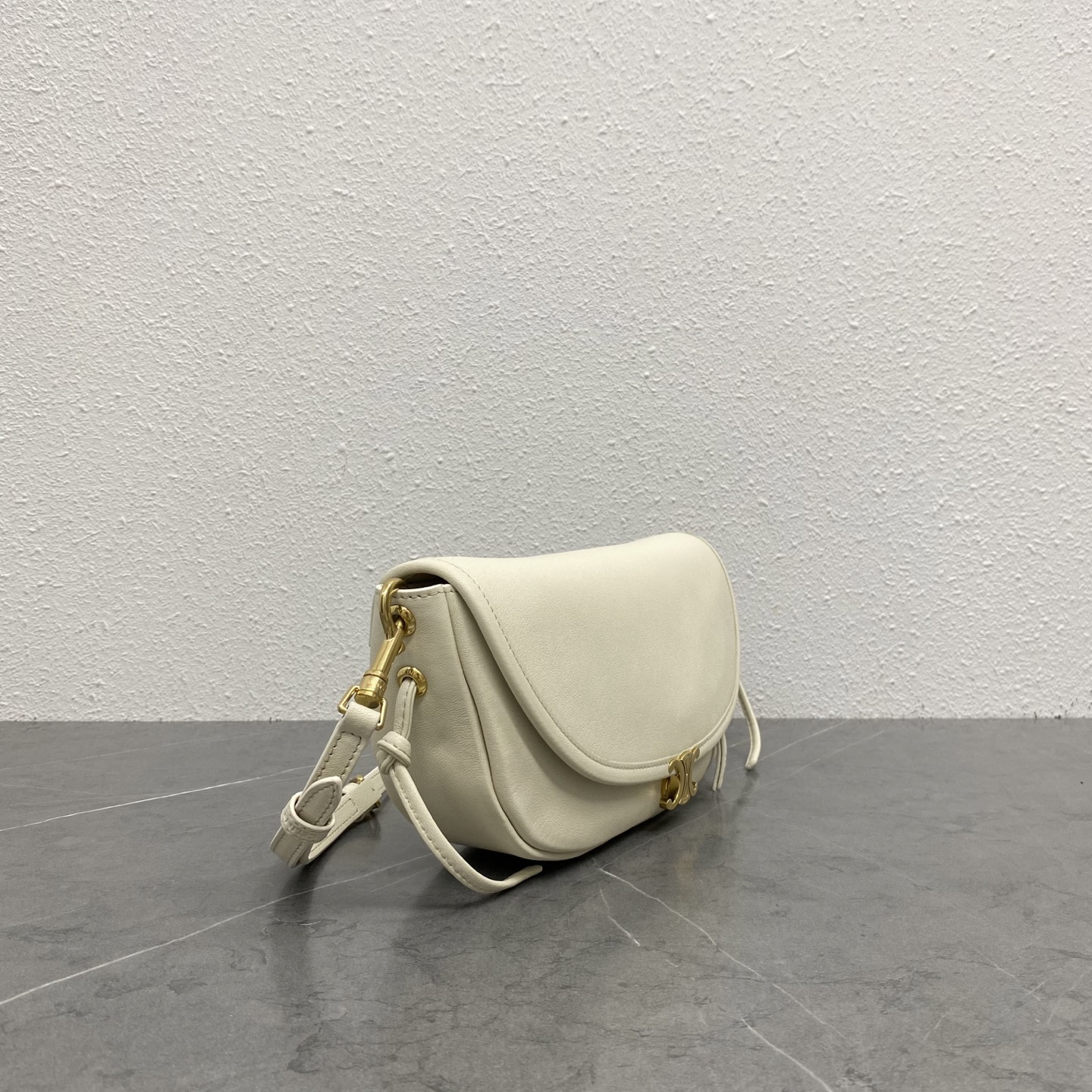 CE Halfmoon Small Lambskin Shoulder Bag - Image 2