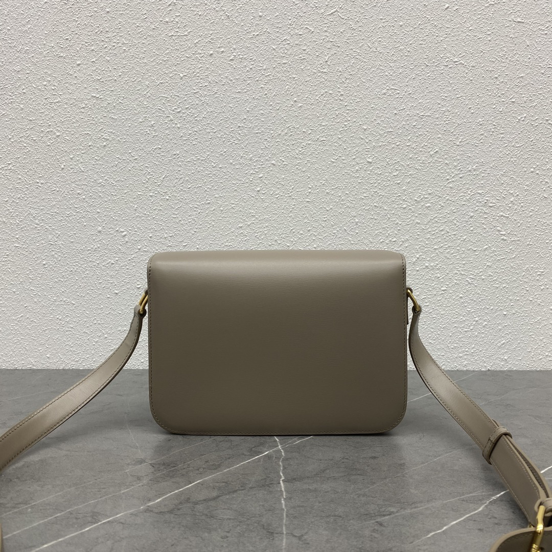Triome Gray Cowhide Crossbody Bag - Image 2