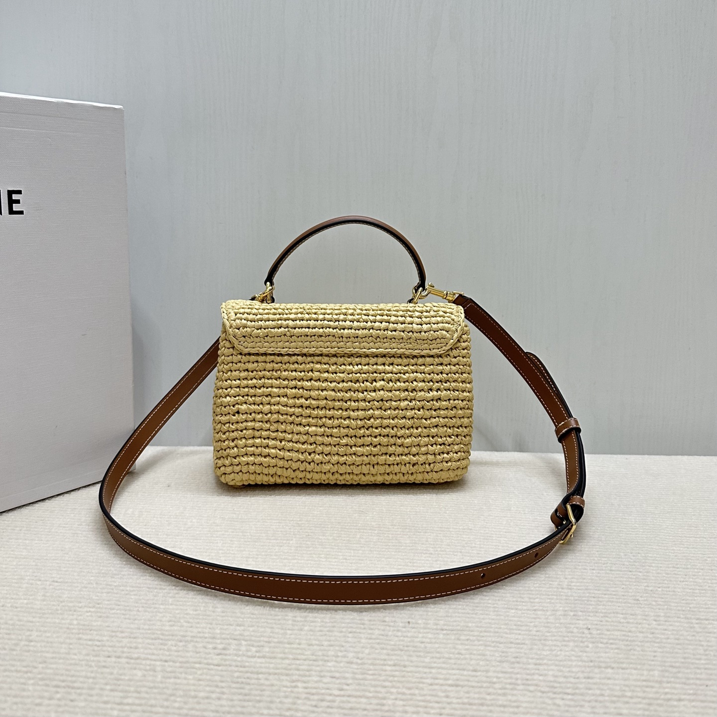 CELINE Teen Nino Woven Shoulder Bag - Image 2