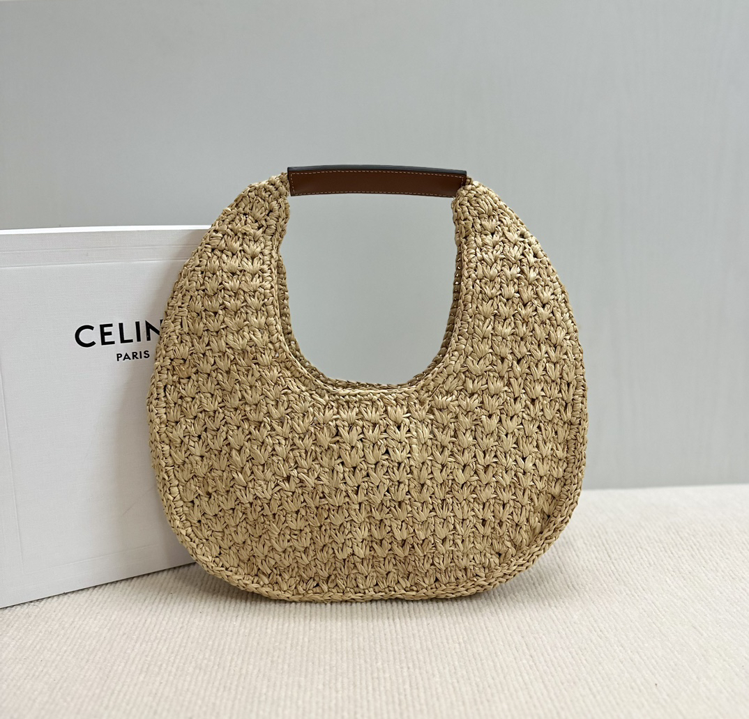 Celine Classic Nier Woven Hobo Bag - Image 2